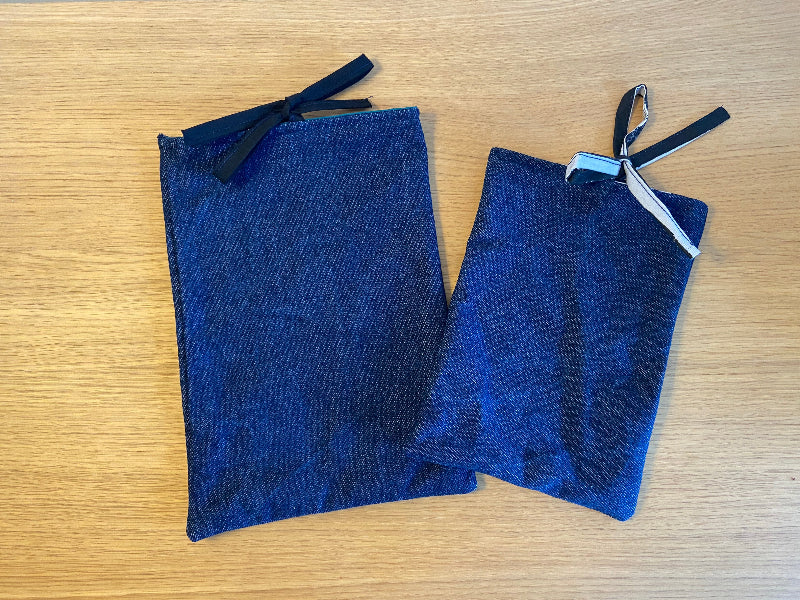 Pochette à livre personnalisée en tissu