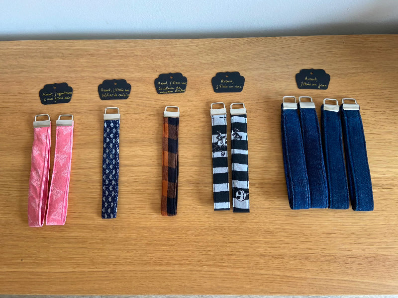 Porte-clés personnalisé en tissu