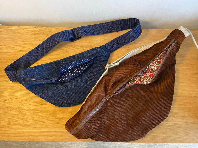 Sac banane personnalisé en tissu