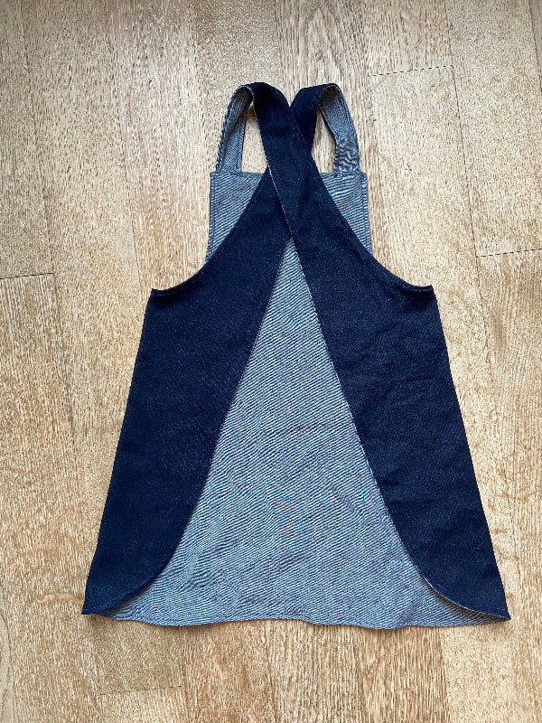 tablier de cuisine personnalisé en tissu dos
